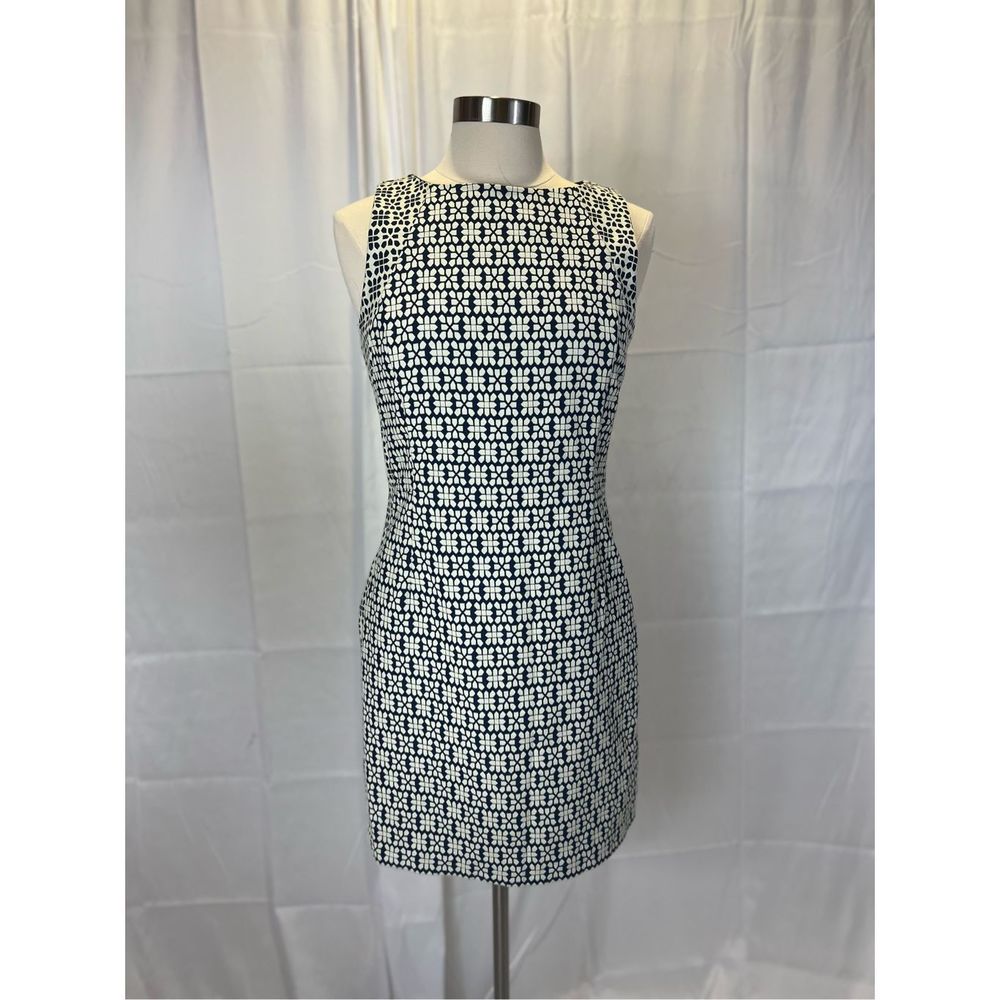Banana Republic Navy Blue and White Mini Dress, NWT🟦⬜️